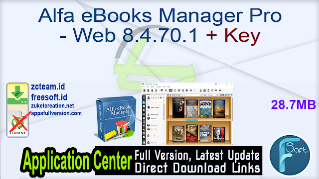 Alfa eBooks Manager Pro - Web 8.4.70.1 + Key_ ZcTeam.id