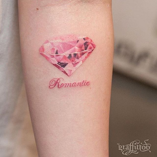 Hình xăm kim cương nhỏ, Tattoo kim cương 3D đẹp nhất