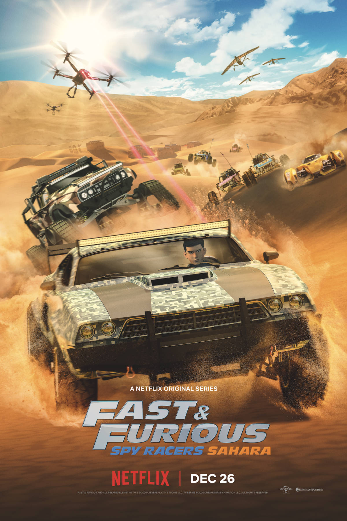 Quá Nhanh Quá Nguy Hiểm: Điệp Viên Tốc Độ 3 – Sahara - Fast & Furious: Spy Racers - Sahara