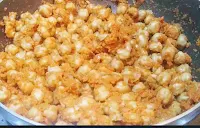Mixed boiled chole with masala for chole chickpeas recipe