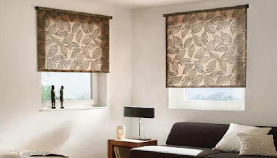 The best types of curtains and curtain design styles 2019, roller blinds and curtains