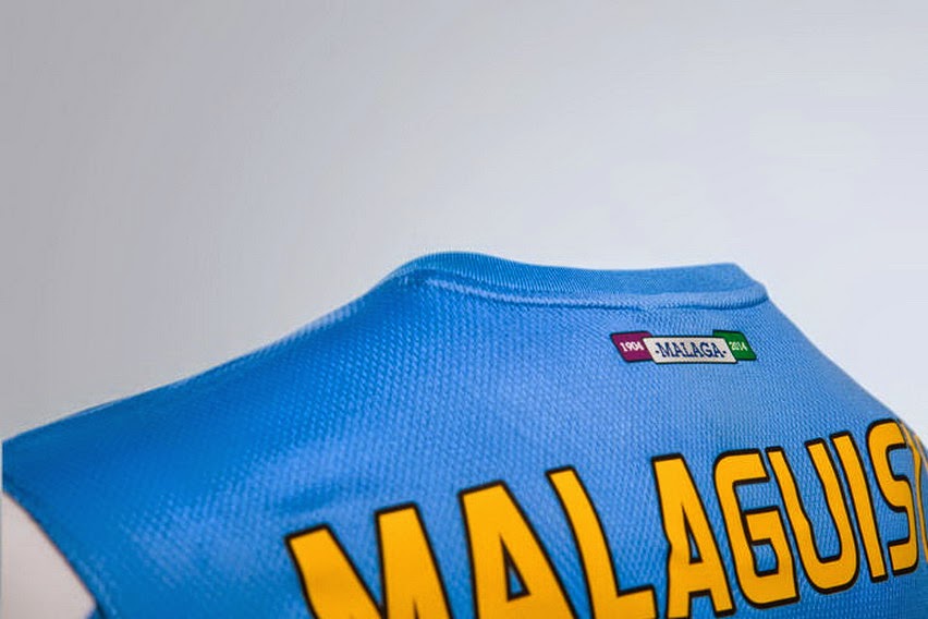 los fans de fútbol: La primera camiseta Málaga 2014 2015 conmemora los