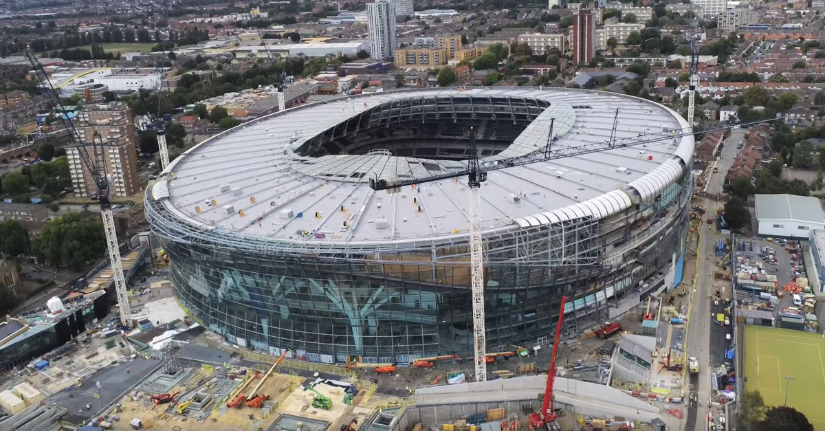 Nuovo stadio del Tottenham, niente inaugurazione prima della fine di ottobre 2018