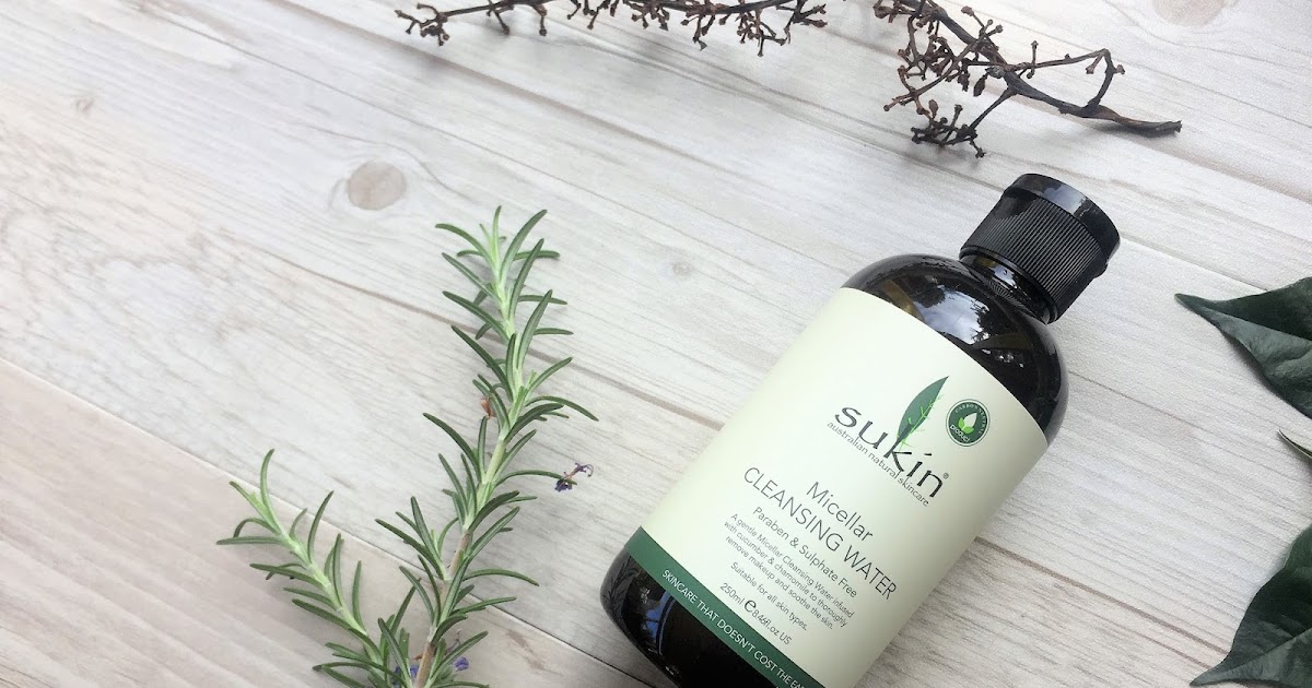 sukin micellar water