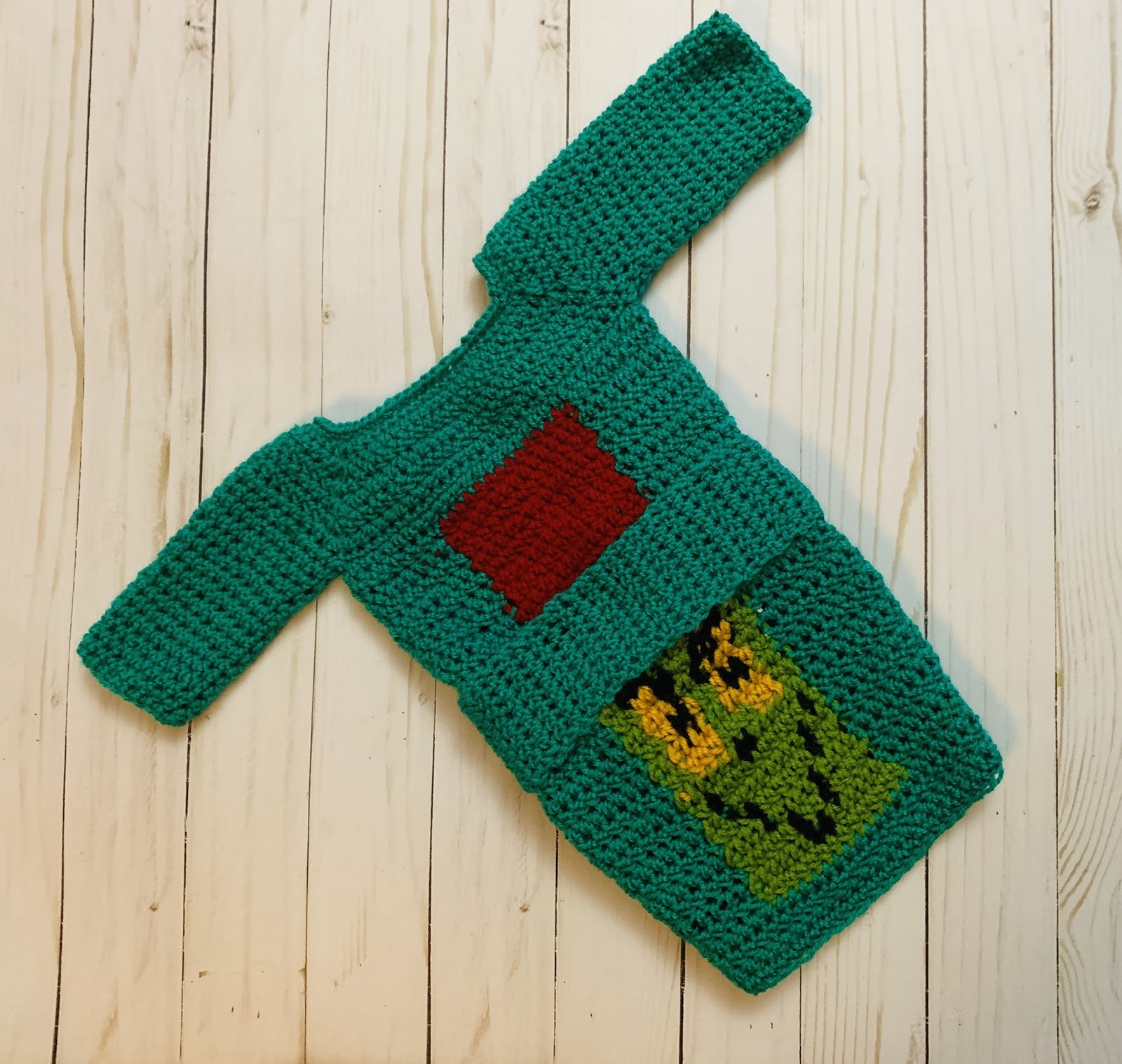 Jas K Crochet Baby Robe