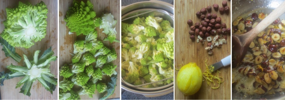 Barbaras Spielwiese: Pasta mit Romanesco in Haselnussbutter Barbaras Spielwiese: Pasta mit Romanesco in Haselnussbutter