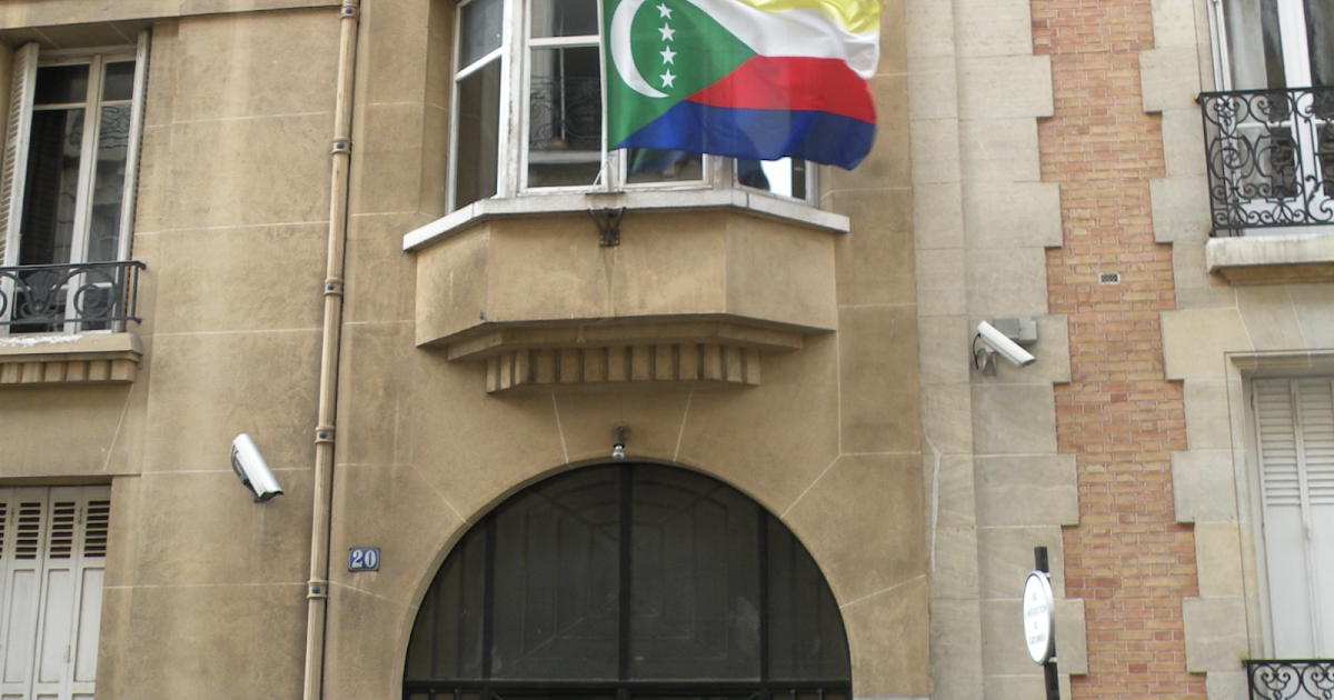 Ambassade des Comores à Paris Le service de la biométrie fermé temporairement