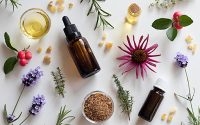 Bottles, bowls and flowers, the origins of essential oils