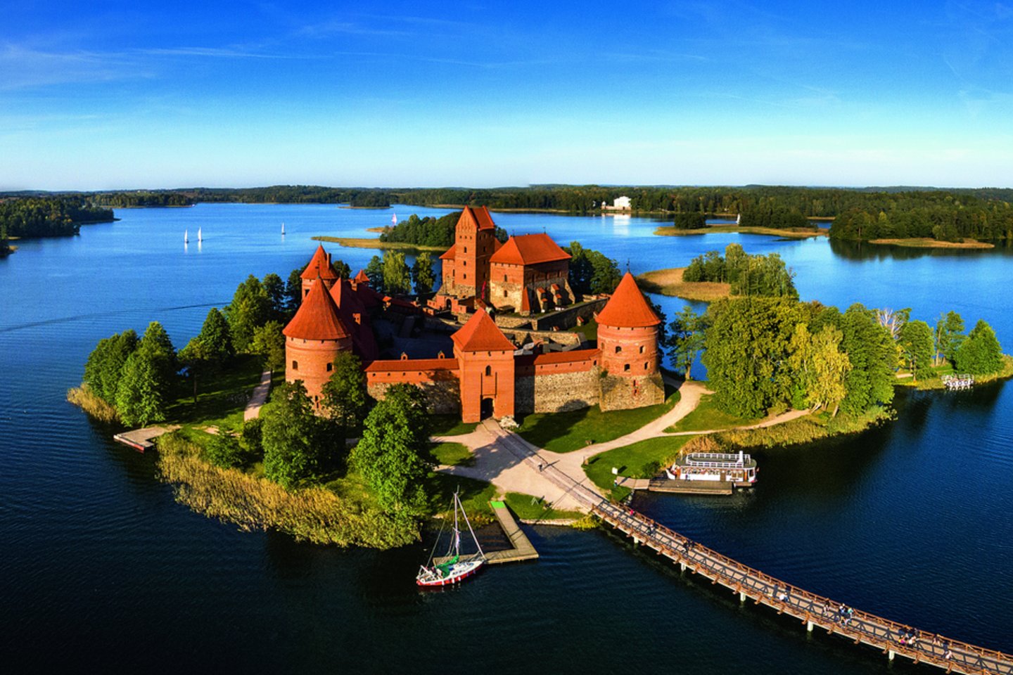 Trakai Island Castle Lithuania With Map And Photos