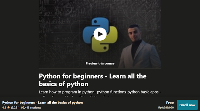16. Free Python for beginners - Learn all the basics of python