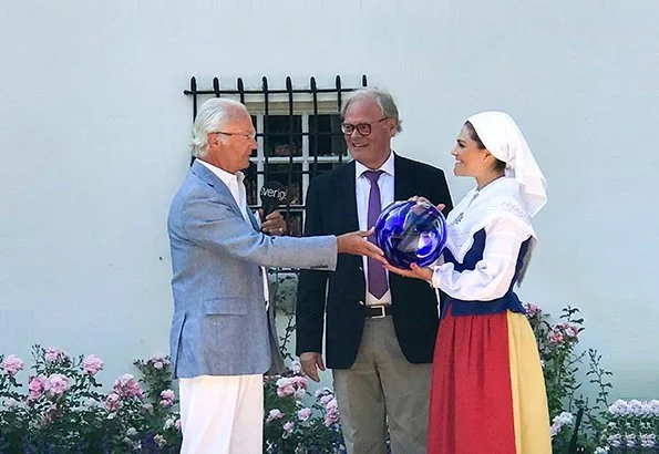 Crown Princess Victoria of Sweden was officially named as Årets Ölänning (the Öland Inhabitant of the Year) with a ceremony held in Solliden