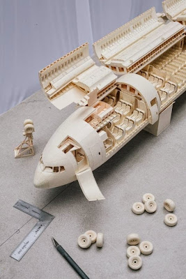 An amazing Paper air bus Boeing 777 