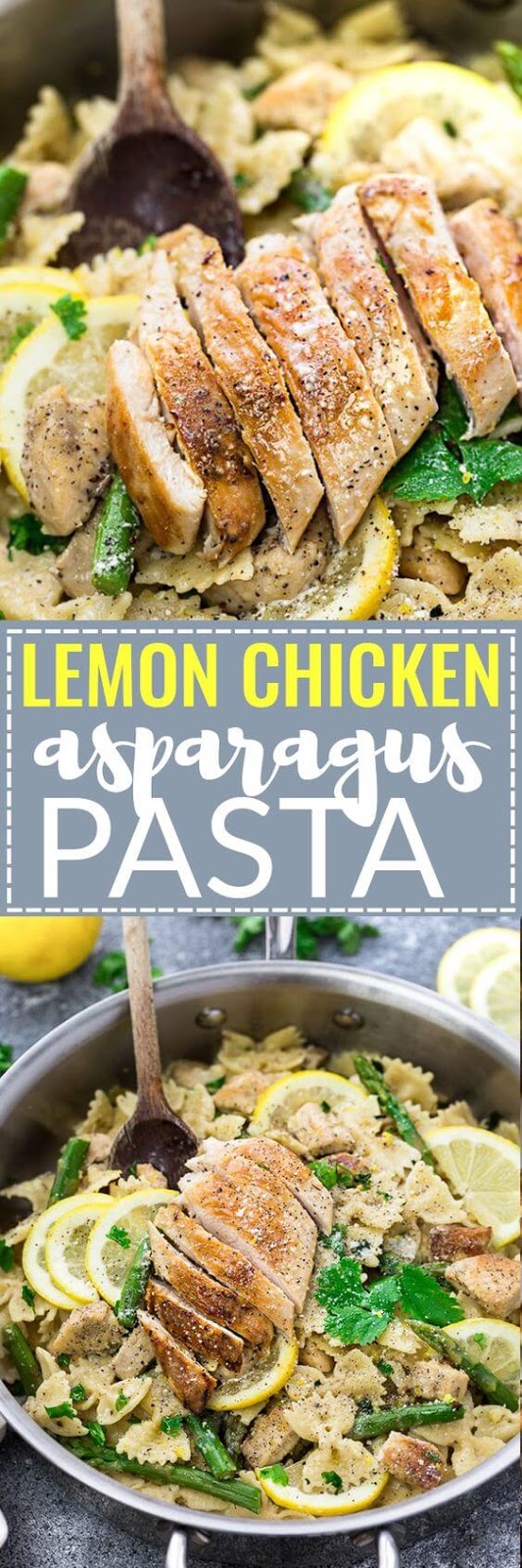 Lemon Chicken Asparagus Pasta