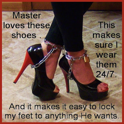 Master Loves These Shoes - Sissy TG Caption