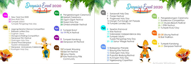 Denpasar Calendar of Event 2020