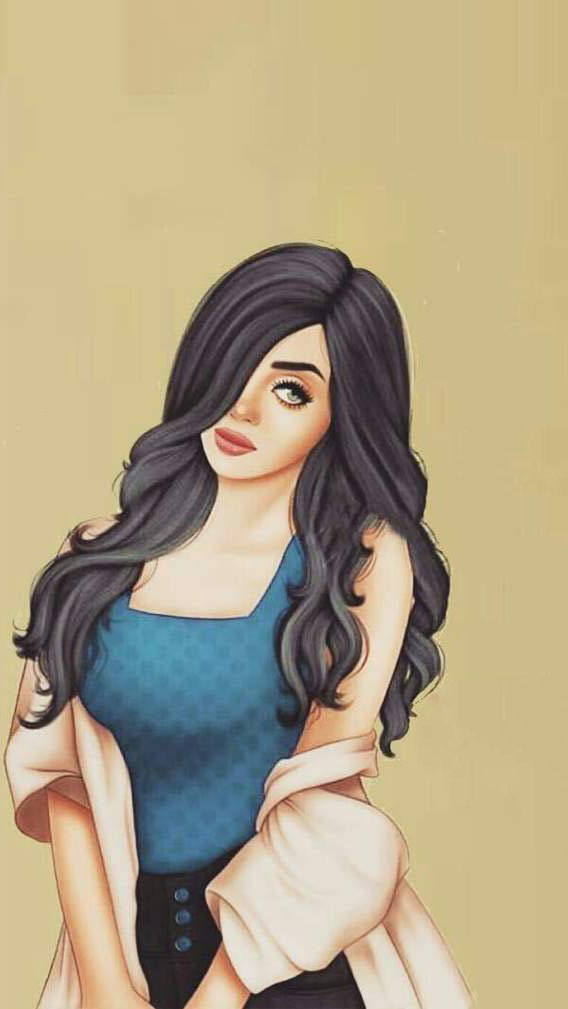 خلفيات بنات كرتون ألبوم صور بنات كرتون كيوت مرسومة زينه