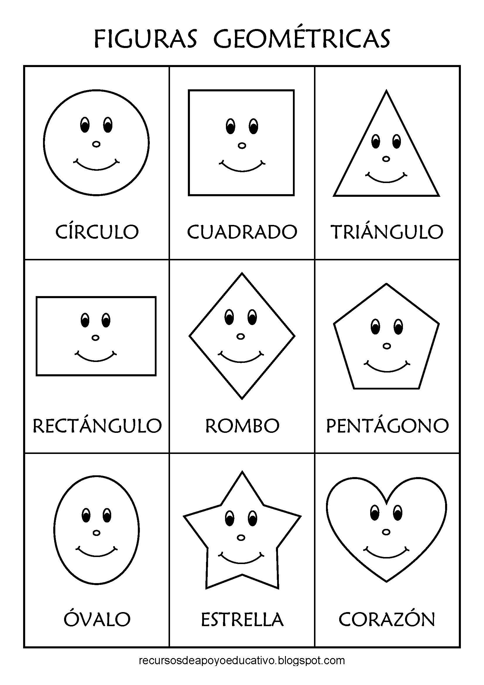 Figuras Geometricas Con Nombres En Espanol