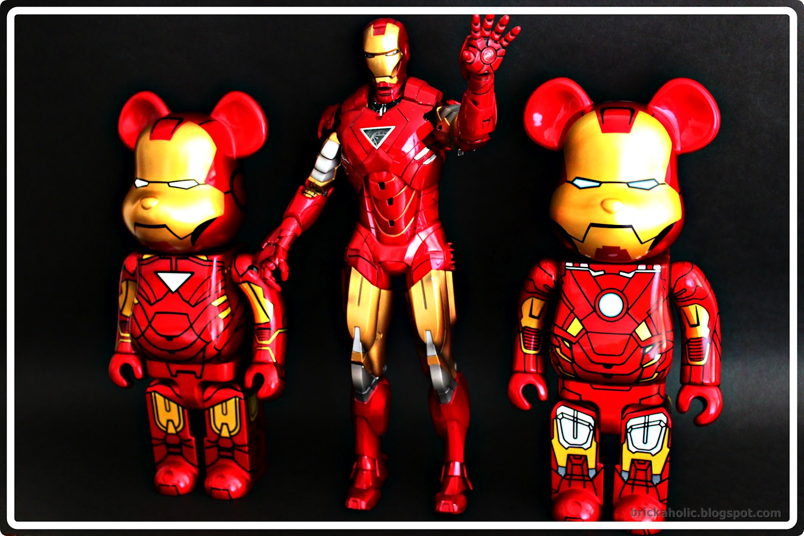 Bearbrick Brickaholic: Be@rbrick 400% Iron Man Mark VI and Mark VII