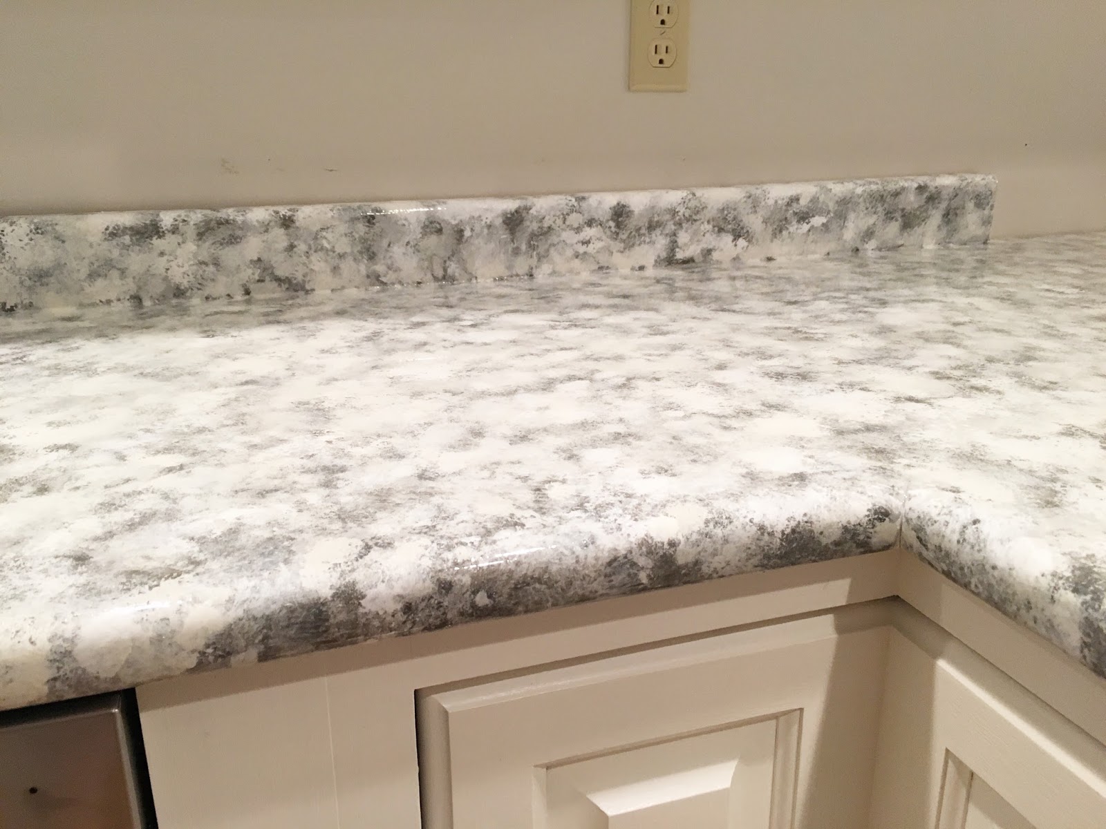 Harmonized Home DIY Painting Laminate Countertops