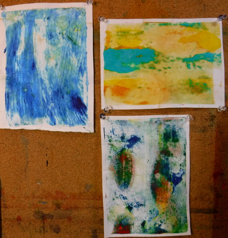 WATERCOLORS AND WORDS PRINTMAKING WITH MY GELLI ART PLATE AND ACRYLICS