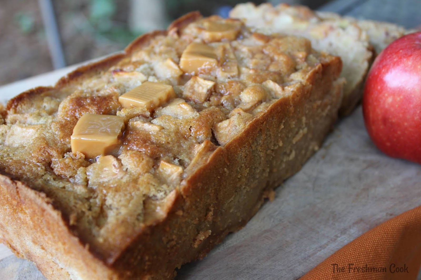 The Freshman Cook Caramel Apple Quick Bread / OurFamilyTable
