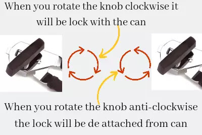 How to use pampered can opener 