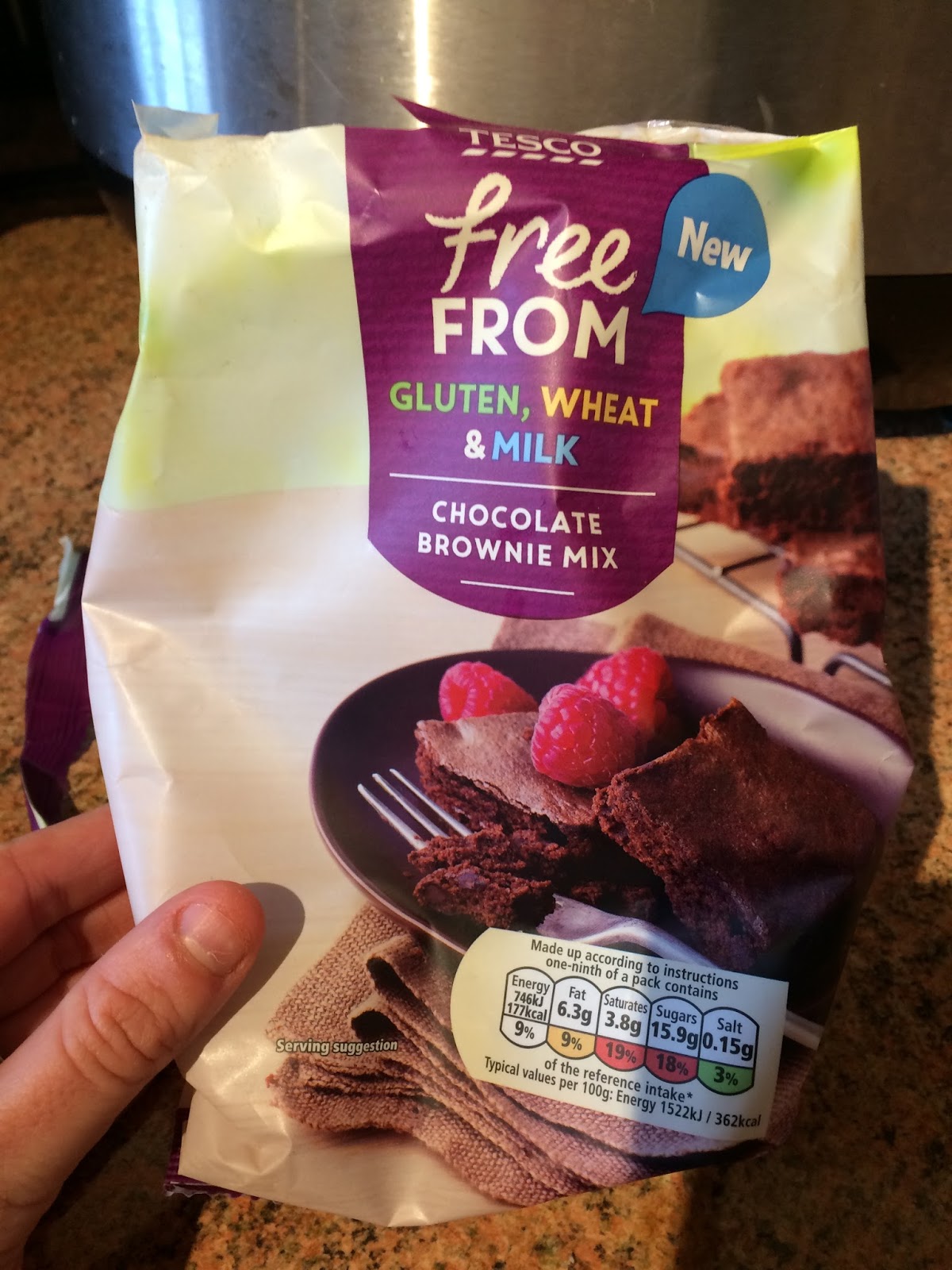 Nanny Bicester Activity of the Week Making Tesco freefrom brownie mix