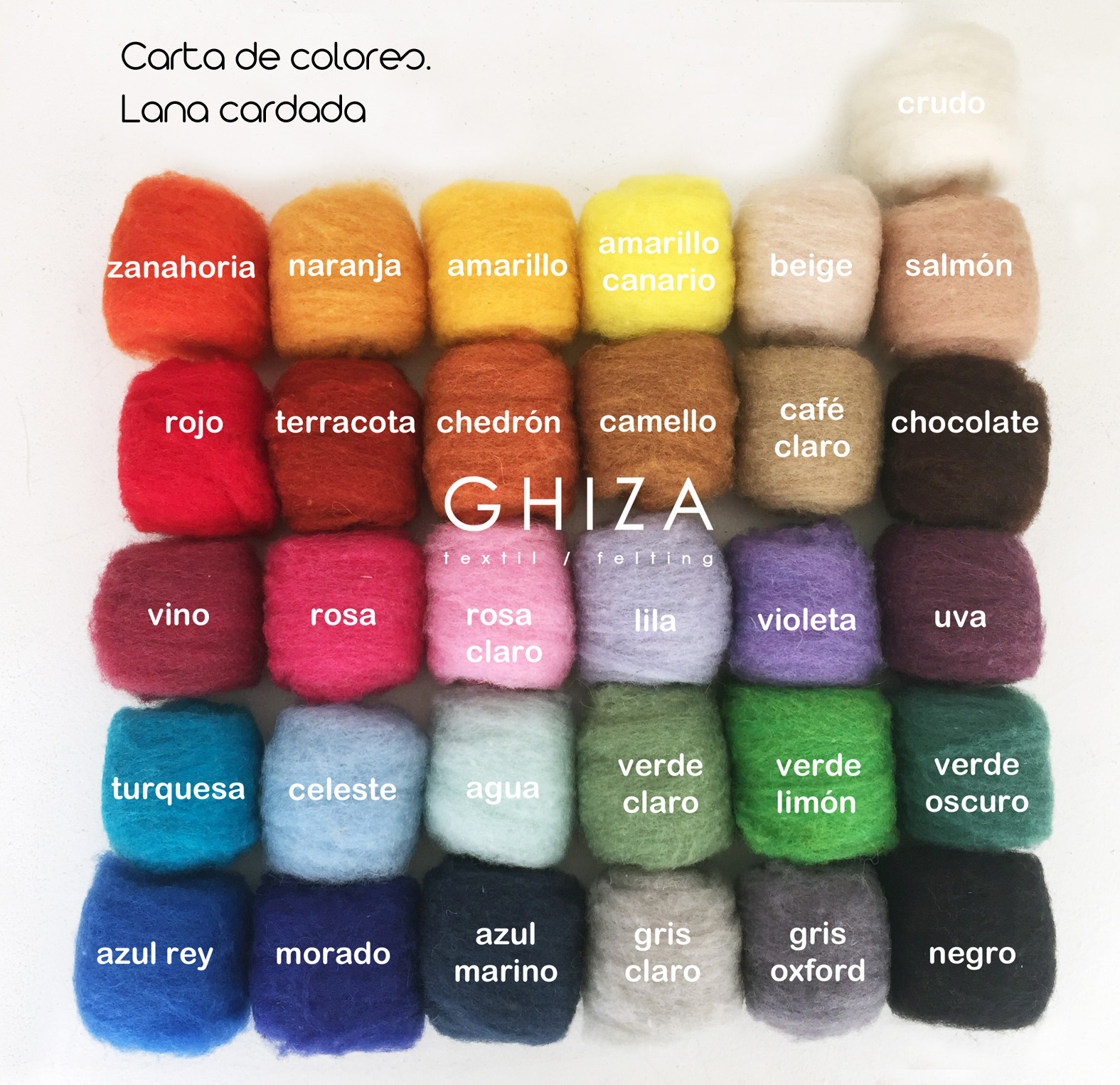muñecas de lana cardada paso a paso