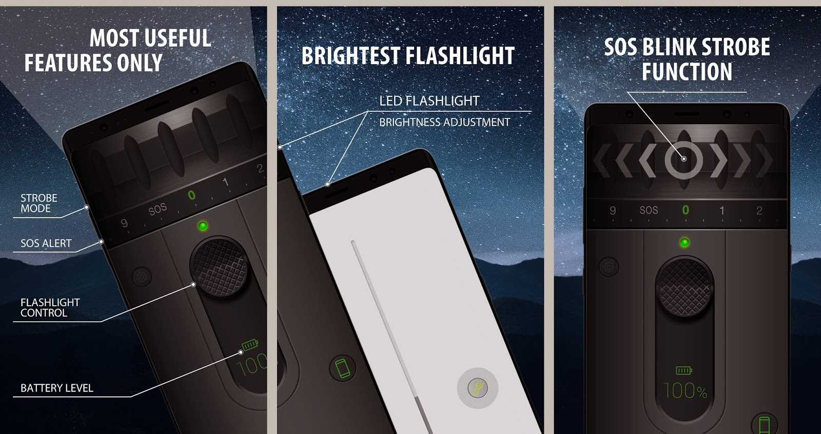 تنزيل تطبيق Color LED Flashlight Selene & FLASH أفضل تطبيقات المصباح