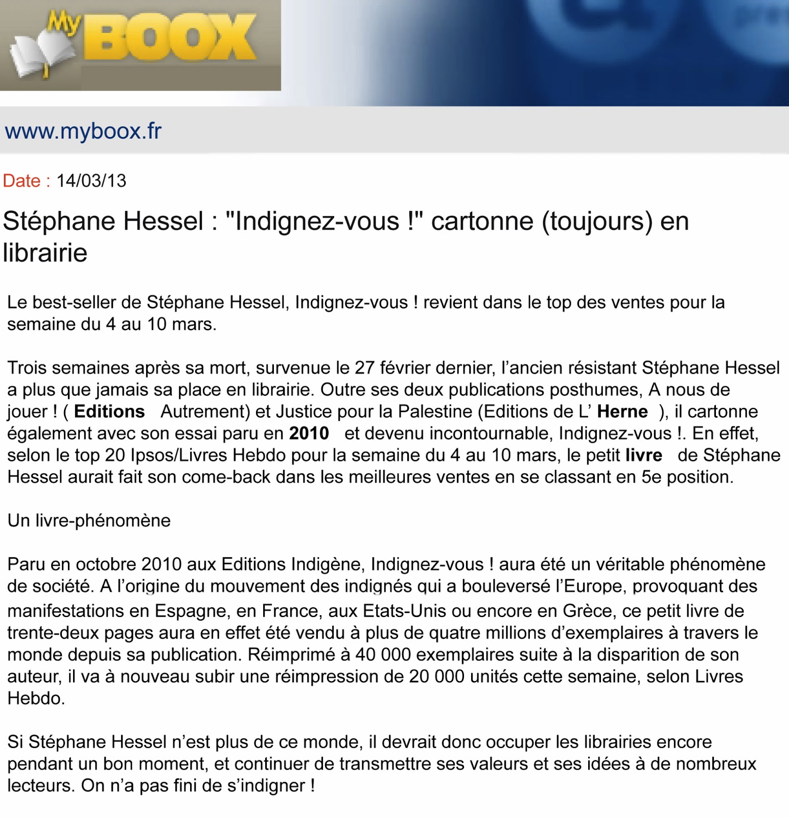 Éditions de L'Herne: "Justice pour la Palestine !" annoncé par myboox