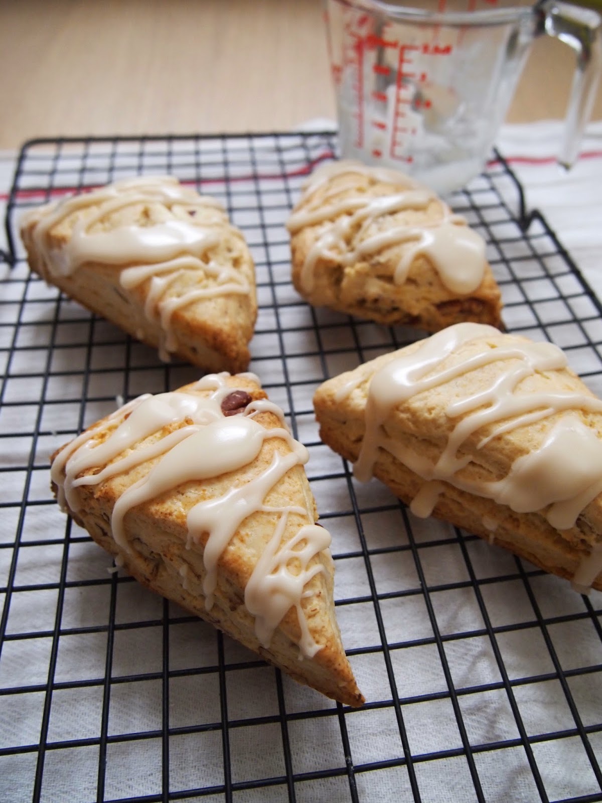 パンプキンピーカンスコーン メープルグレーズ添え レシピ