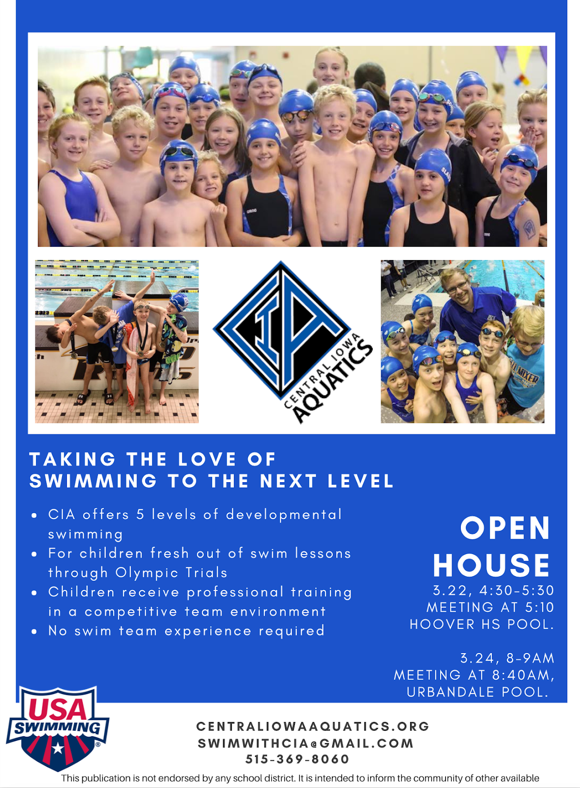 Dallas Center Elementary Central Iowa Aquatics