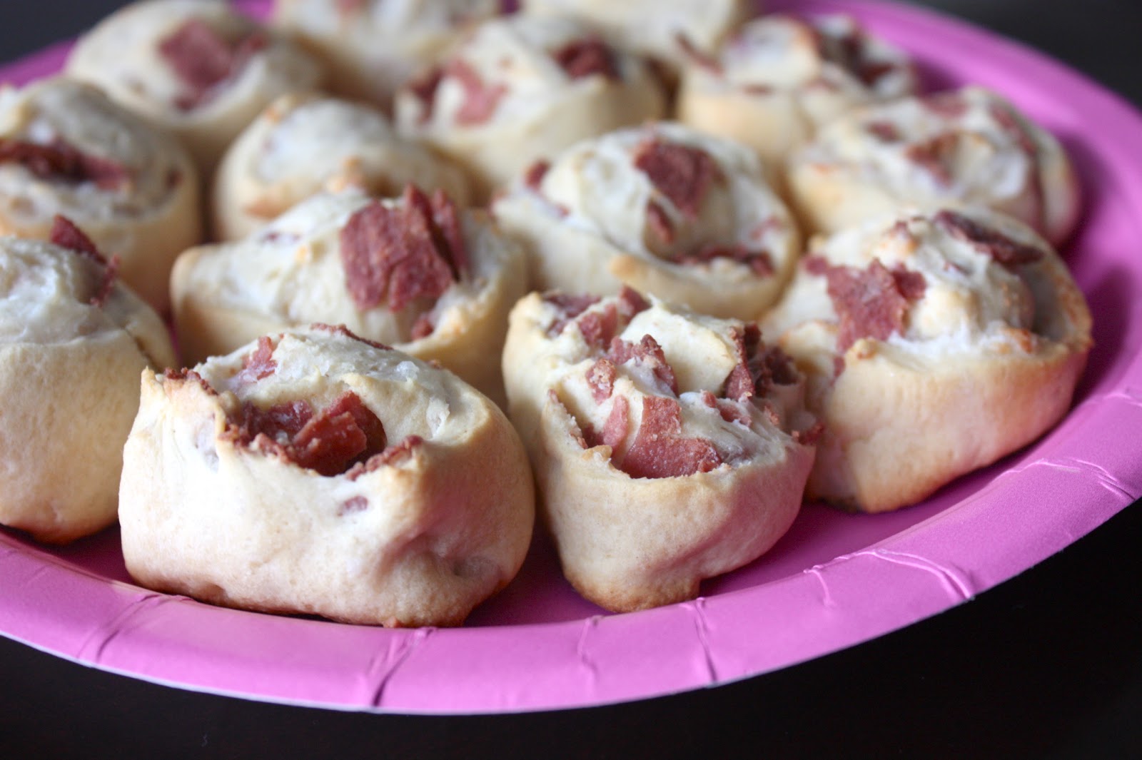 Momma Hen's Kitchen Bacon Cheese Pinwheels