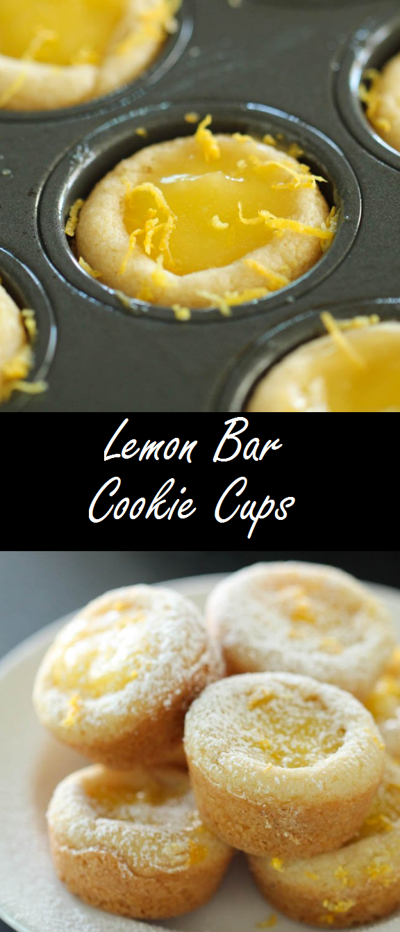 Lemon Bar Cookie Cups Easy Recipes lemon-bar-cookie-cups-easy-recipes