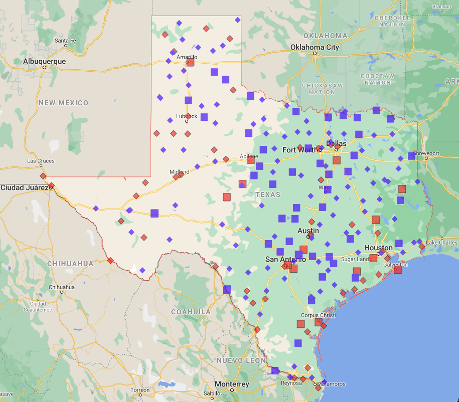 Climate Science Investigations 52. Texas temperature trends STABLE