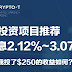 10天超短期投资项目crypto-t,日利息2.12%~3.075%浮动,感兴趣的小伙伴速度上车!