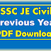 SSC JE Civil Engineering Question Paper PDF Download