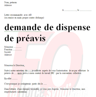 lettre demission sans preavis, demission sans preavis cdi, demisssion avec préavis pdf, lettre de demission sans preavis a l'amiable