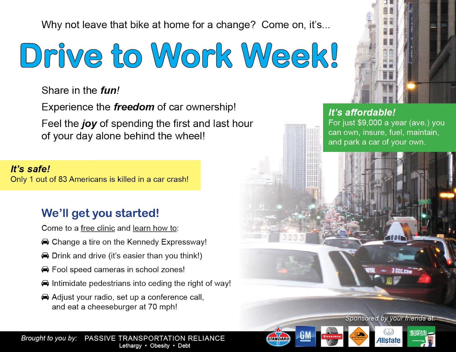 Chicago Streetcar Renaissance It's Drive to Work Week!