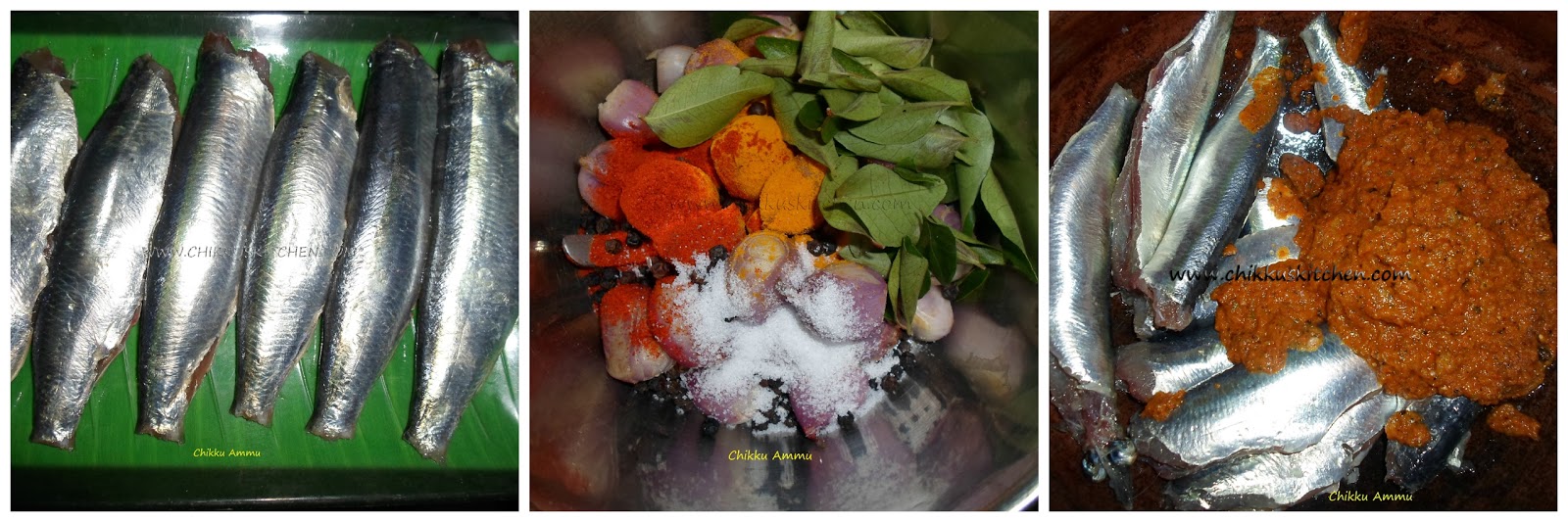 Chikkus Kitchen Sardine Fish Fry Recipe / White sardine(oil sardine