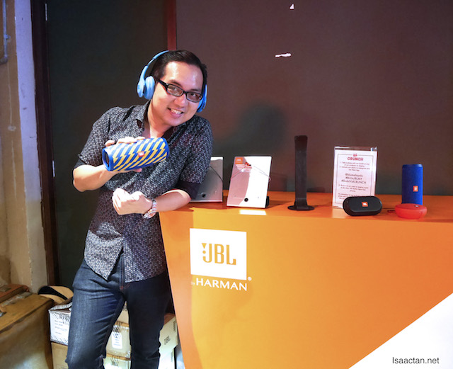 JBL Audio products at SushiVid Crunch event