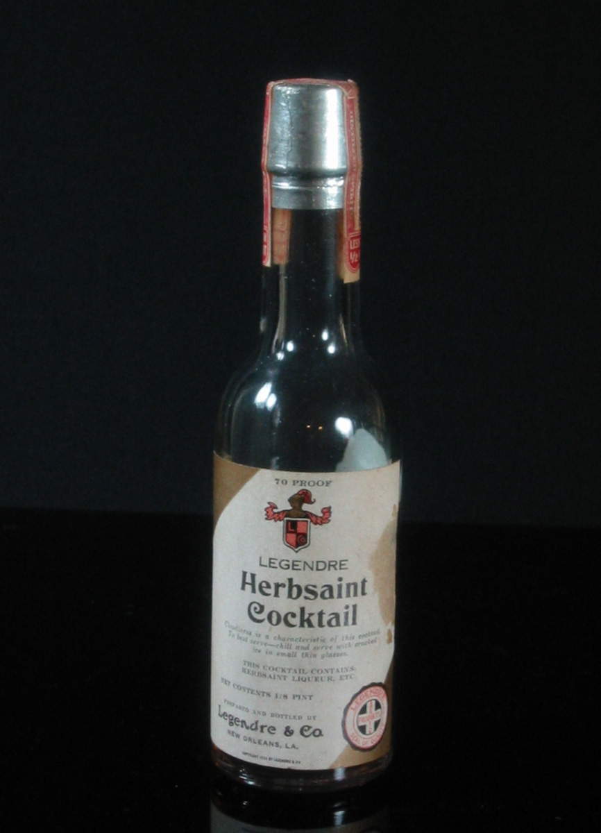 New Orleans Absinthe History Legendre Herbsaint Mini Bottles