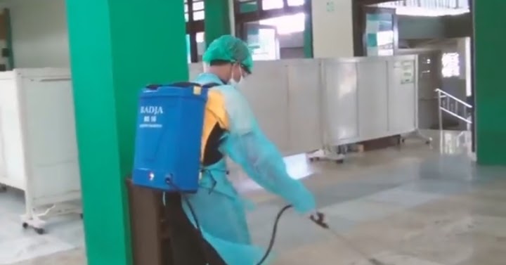 Masjid Stasiun Dan Terminal Di Nganjuk Disemprot Cairan Khusus