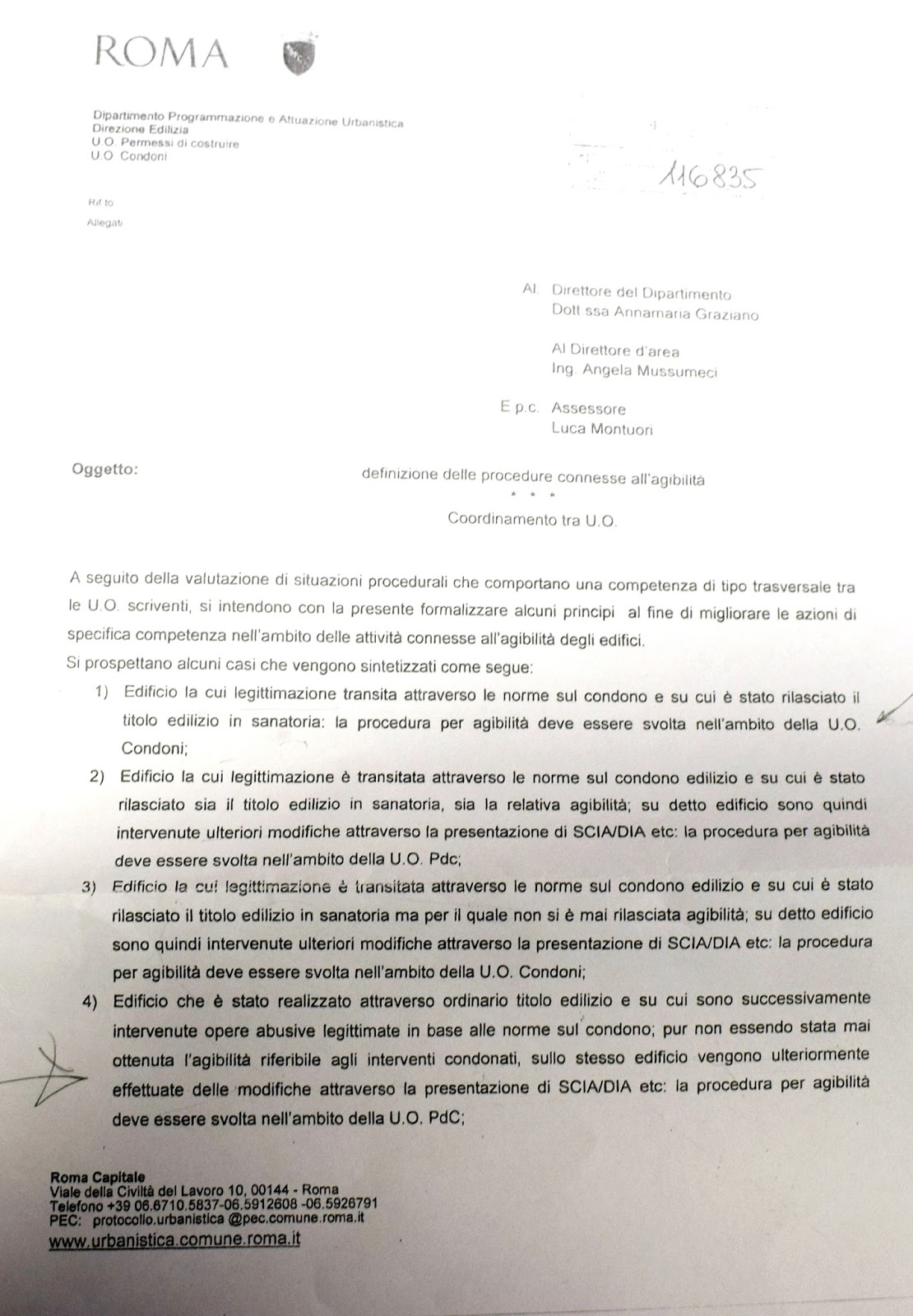 Diari Di Un Architetto Condoni Ed Agibilita A Roma Novita 17