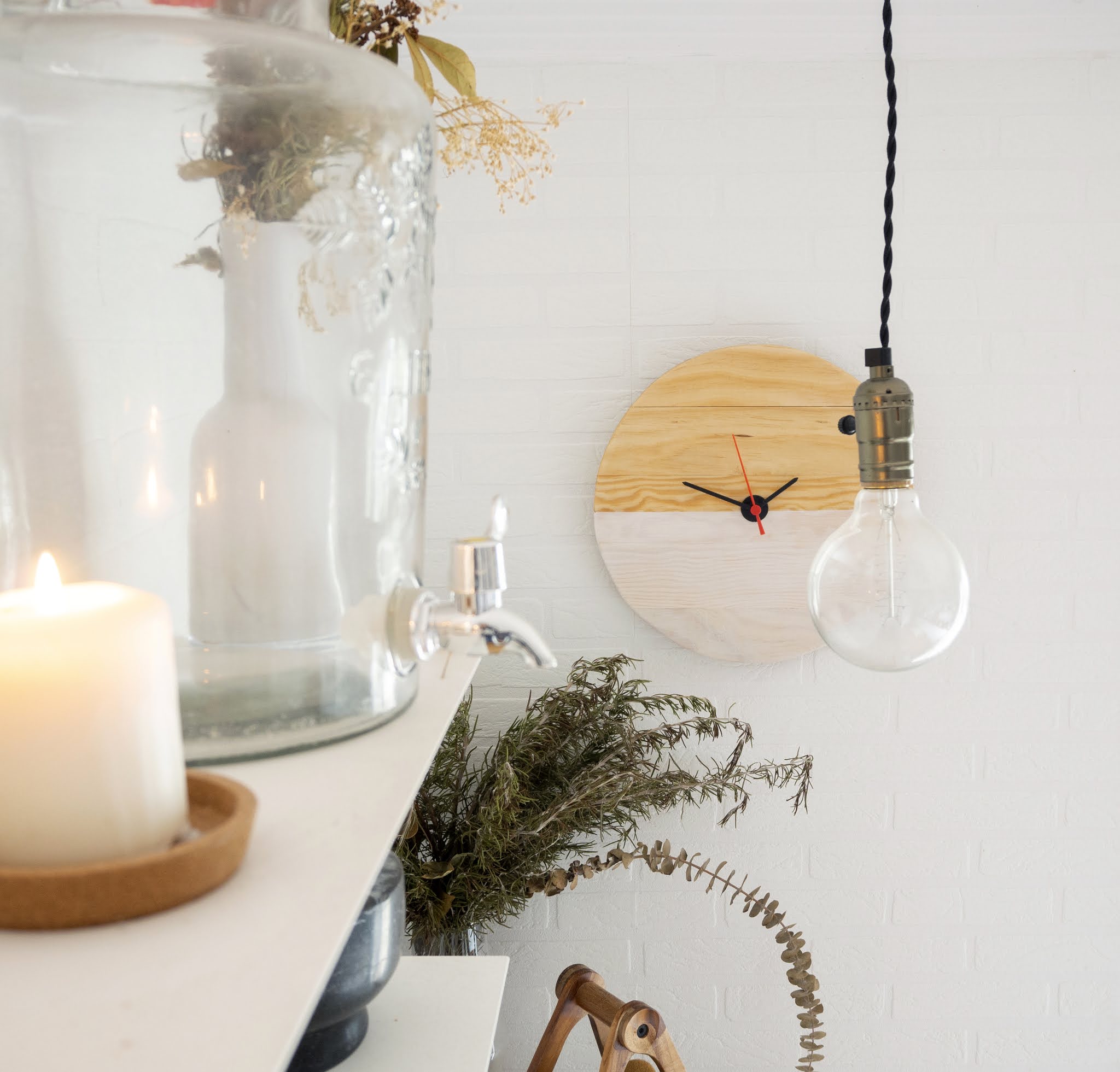 DIY Reloj de madera para nuestra cocina HANDBOX
