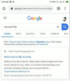 myactivity google di android