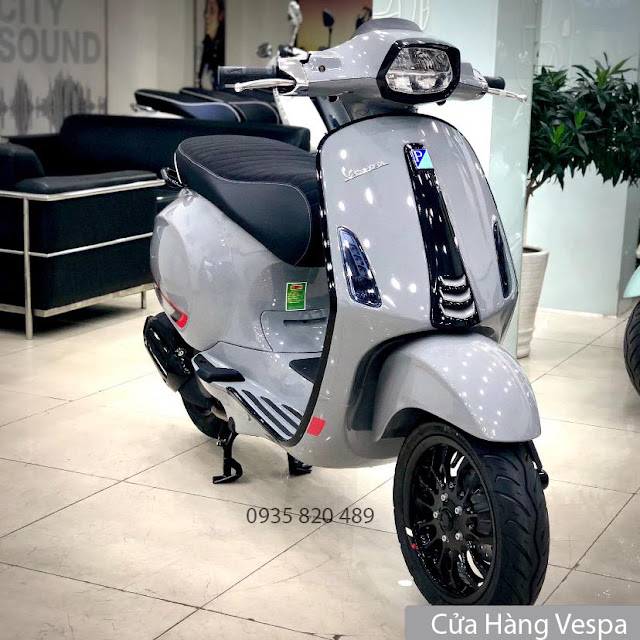 Tổng Hợp Xe Vespa Màu Xám Đẹp Độc Lạ