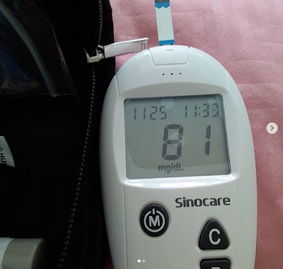 home test glucometer results