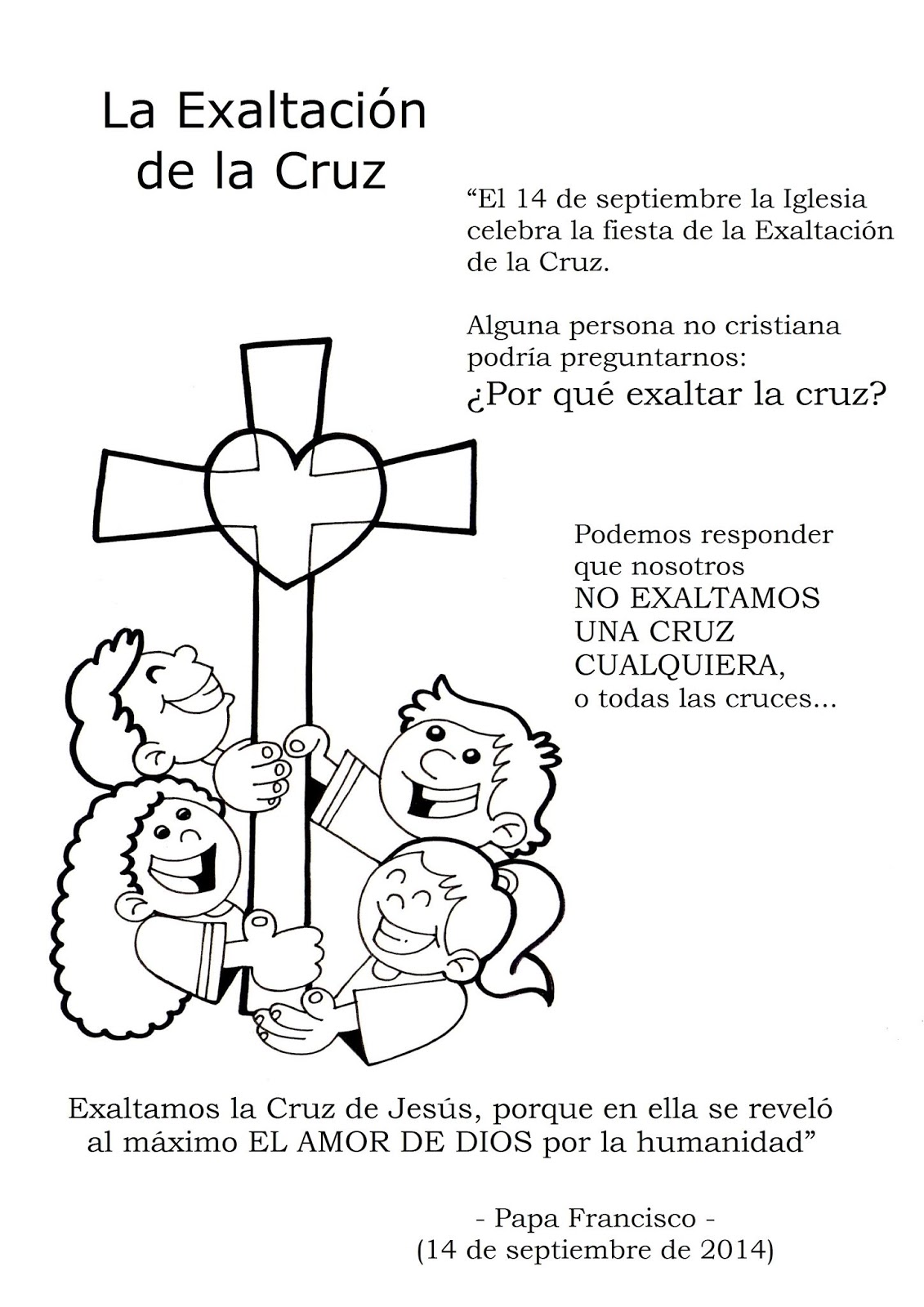 La Catequesis (El blog de Sandra) Recursos Catequesis Exaltación de la Santa Cruz La Catequesis (El blog de Sandra) Recursos Catequesis Exaltación de la Santa Cruz