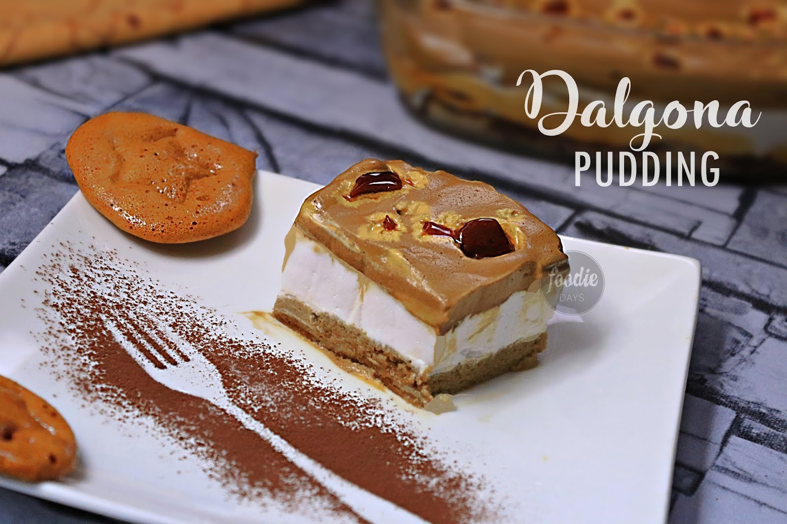 Dalgona Coffee Pudding Dalgona Cream dessert and candy recipe